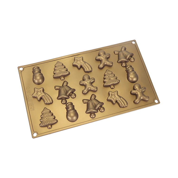 Silicone Cake Mold Christmas Tree Santa Claus Cookie Mold Silicone Chocolate mold