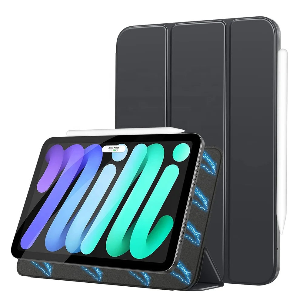 2021 Official same paragraph Ultra-thin Magnetic Smart Cover case for iPad mini 6 8.3 inch 2021 tablet case with Auto Wake/Sleep
