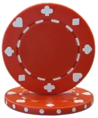 High Quality Monte Carlo Style Texas Ceramic Poker Chips Custom Logo round Shape Clay Bargaining Game Chips