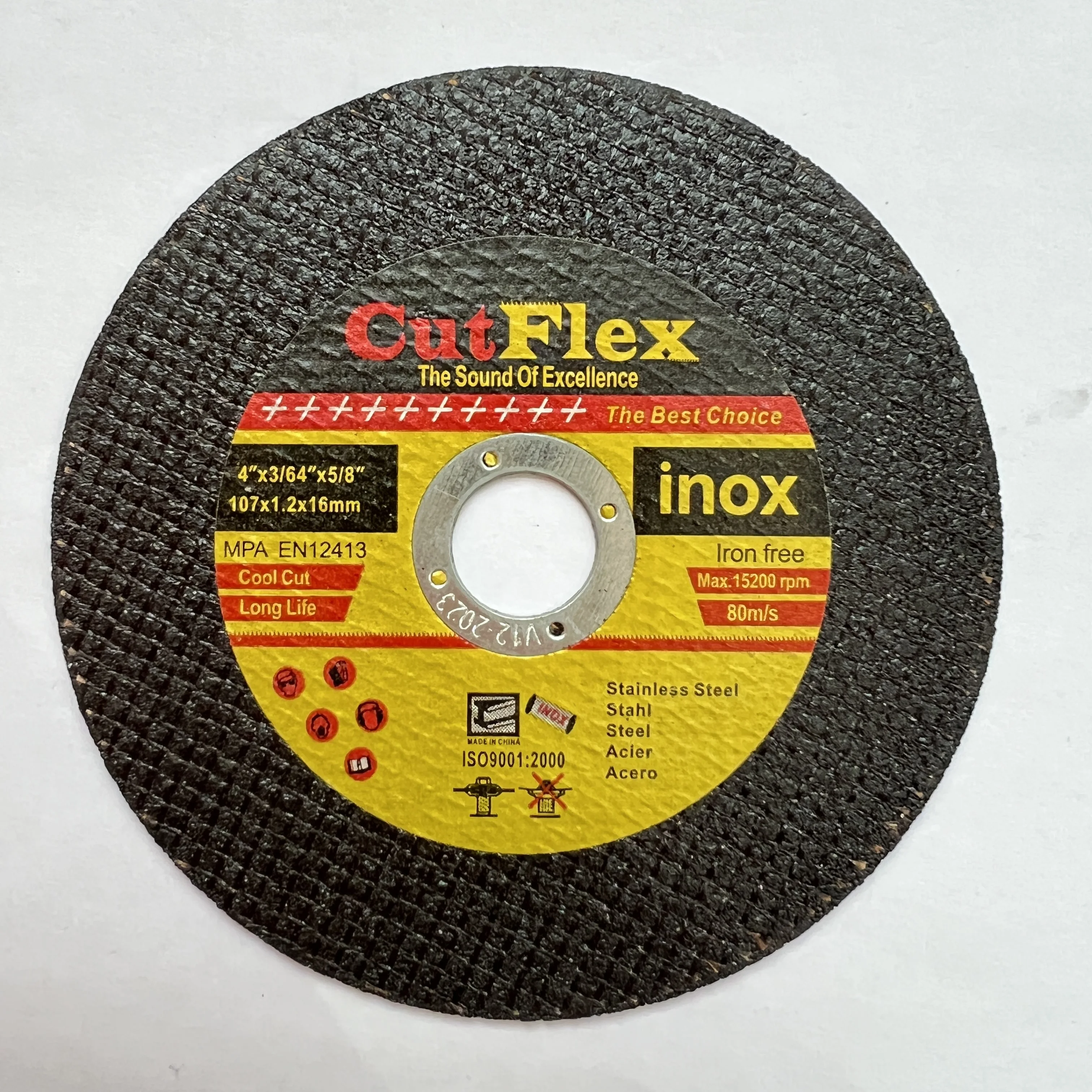 Cutting disc for steel metal inox 4+1 230 x 3 x 22.2 mm cutting discs