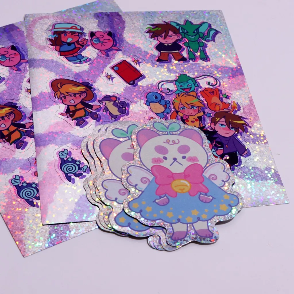 2023 New Product Custom Design Shiny Promotional Pu Dome Sticker With Your Design