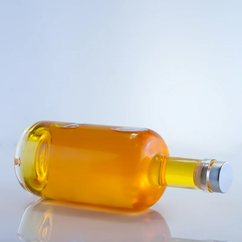 700 мл 70cl китайская фабрика изготовленная по индивидуальному заказу с круглым вырезом стеклянная бутылка ликера Mexico Tequila Mezcal деревянной пробкой