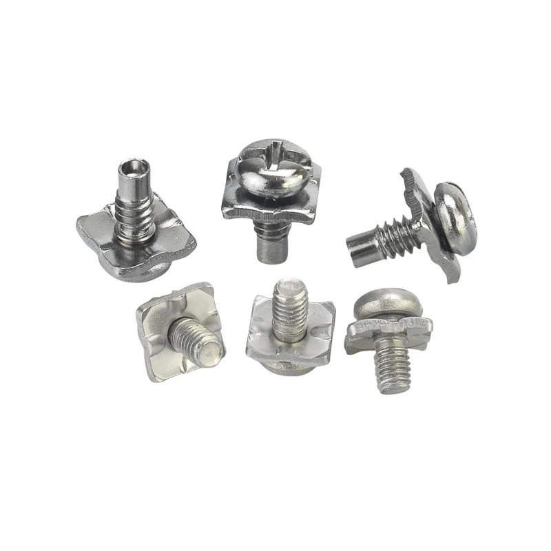 National standard pan head switch combination screw with square gasket second combination screw M3M4