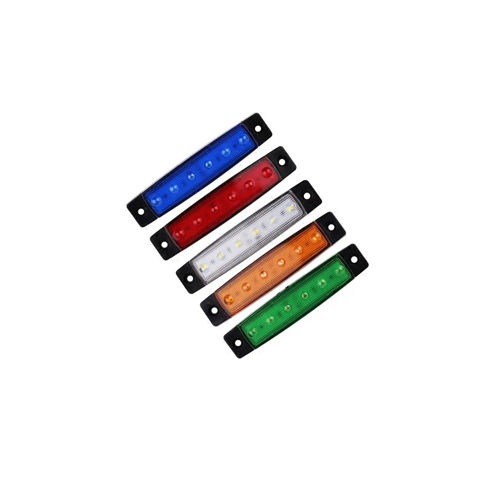 Front Side Signal Parking Marker Light Lamps Fits Semi-Trailers Trucks Bus Dump Tractors Led Side Marker Light RH Pair