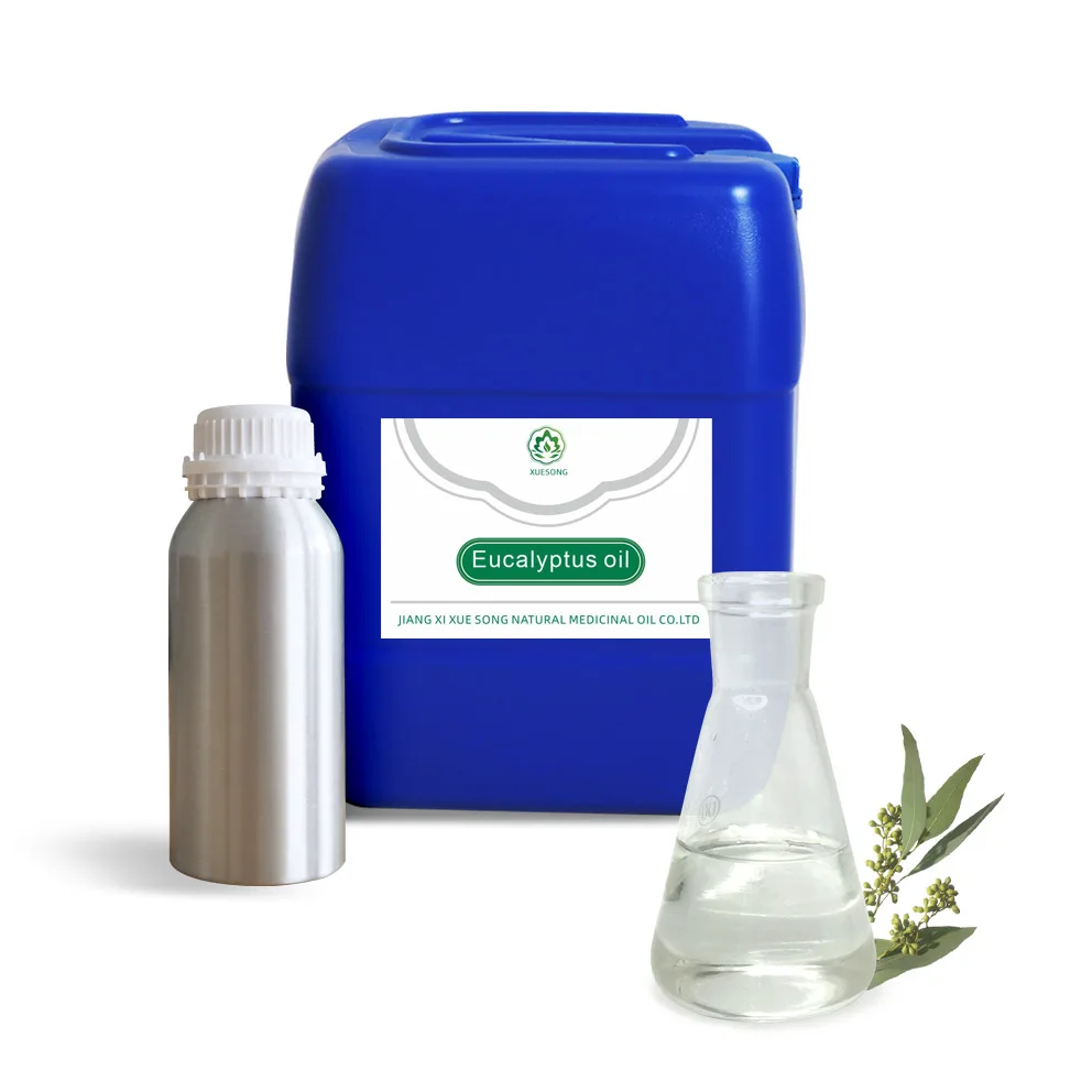 Factory Direct Pure Eucalyptol Essential Oil Liquid Aroma for Cosmetic Pharmaceutical Products for Hair Use OEM Packaging