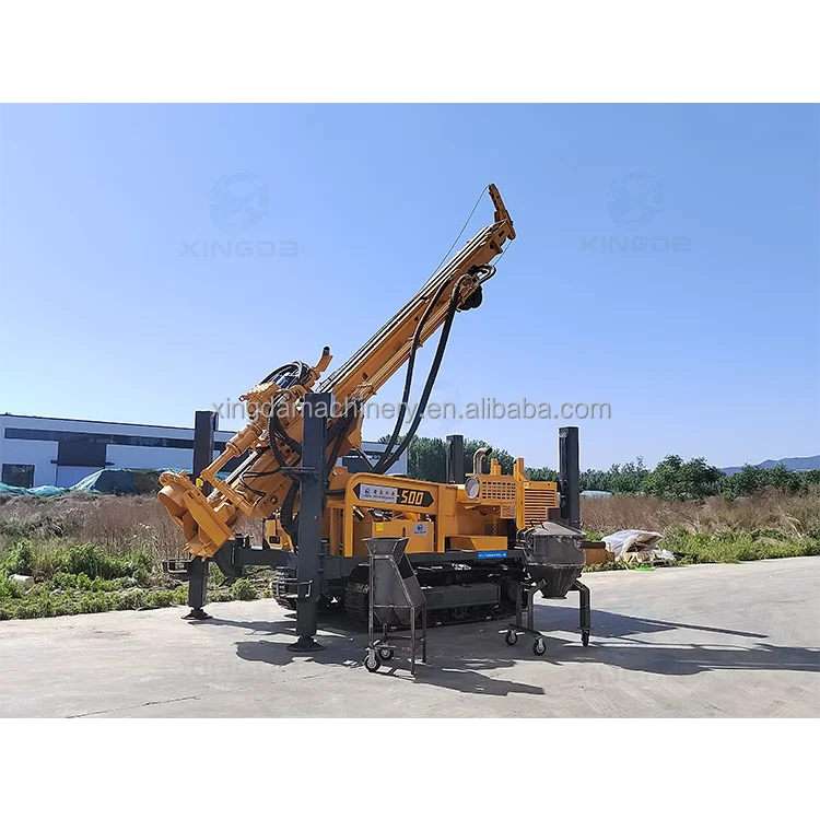 Hot Sale Crawler Mounted mounted rc drilling rig 400 meter deep truck rc drill rigs