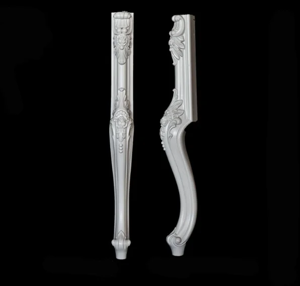 OEM ODM white wood chair replacement plastic chair leg