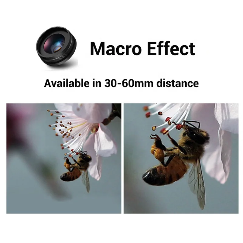 Pro Phone Macro Lens 0.6 Wide Angle Lens 2in1 Multi-layer Coating Phone Camera Lens