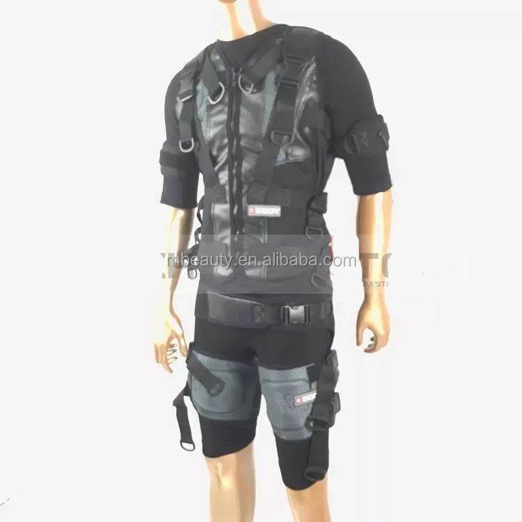 Silicone Wireless Electric Muscle Electrostimulation Stimulator Suit