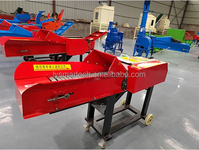 Cow sheep paddy straw cutting grass corn maize silage wheat stalk chopper machine for animal food feed grinder chaff cutter
