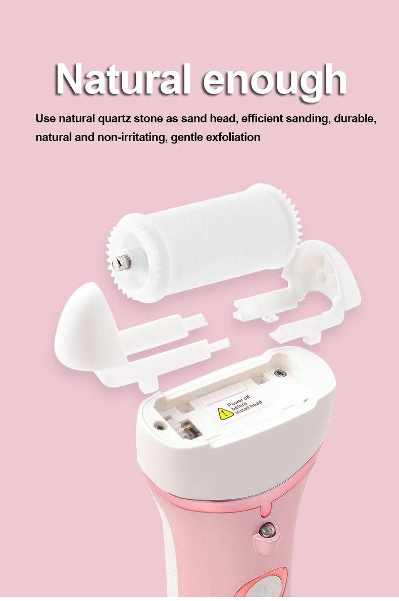 Factory wholesale electric foot scraper electric foot callus remover electric foot file