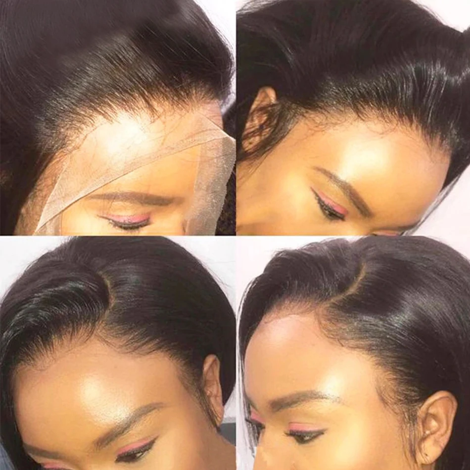 Cheap Transparent HD Swiss Lace Wig Vendors Real Brazilian Virgin Cuticle Aligned Hair Body Wave Front Lace Wig Glueless 13x6