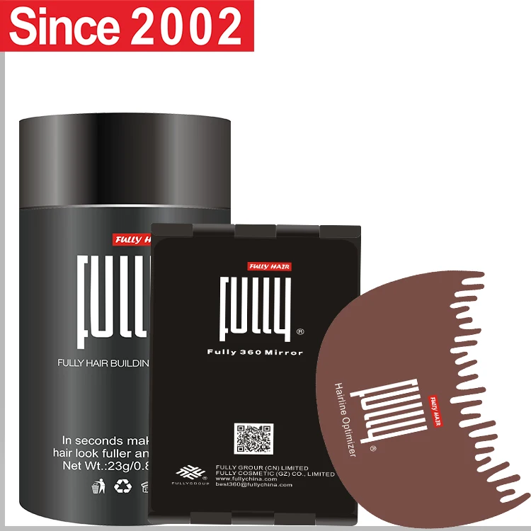 FULLY Top Manufacture Supplier High Quality Hair Thickening Powder Hair Building Fibers