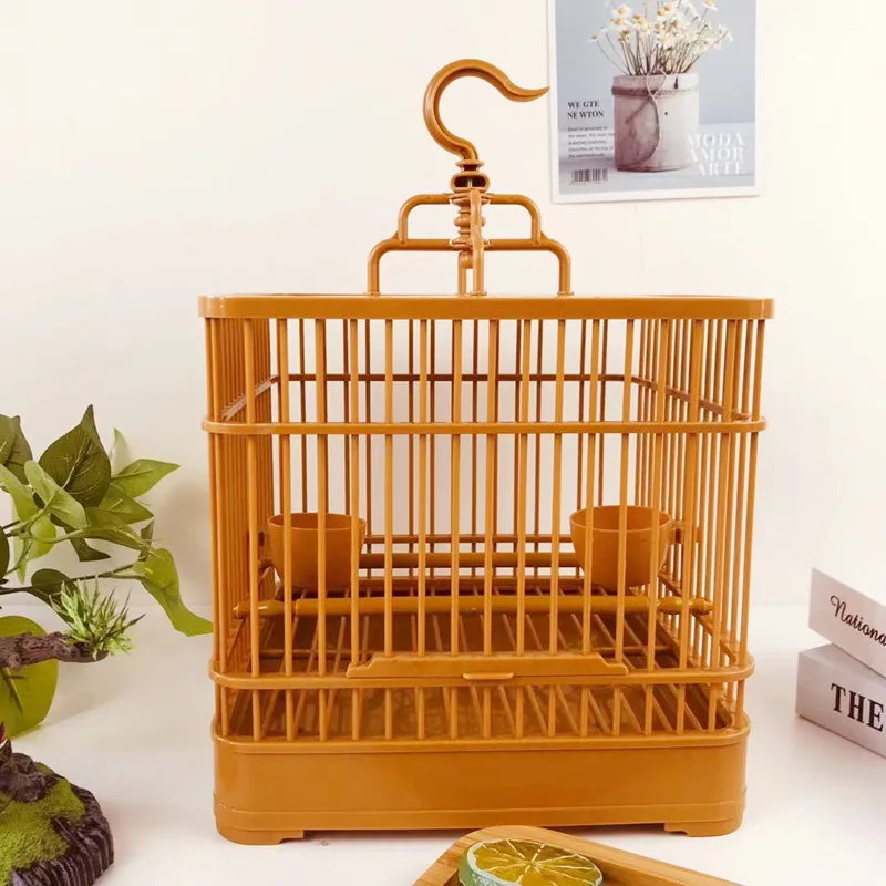 Pet Cage Square Embroidered Eye Winged Bird Parrot Cage