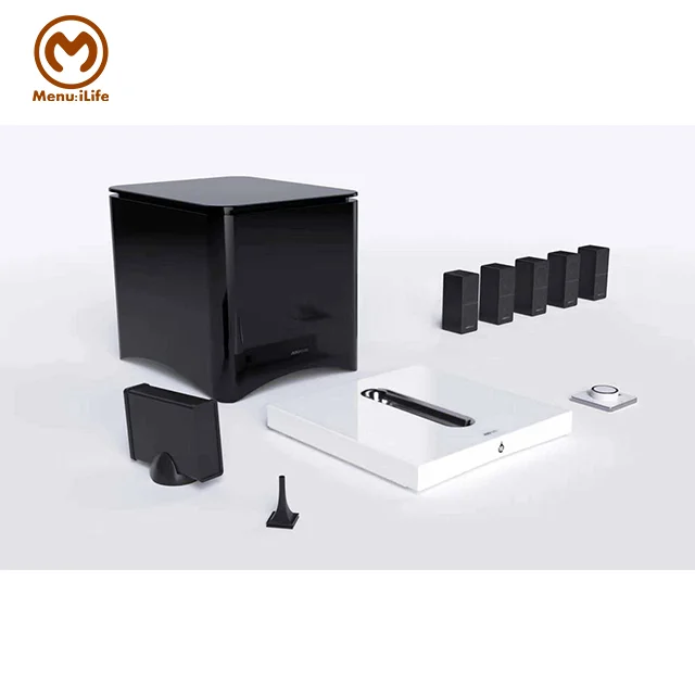 5.1 home theater speaker with USB SD FM BT REMOTE hot sale in Indian market portable speaker