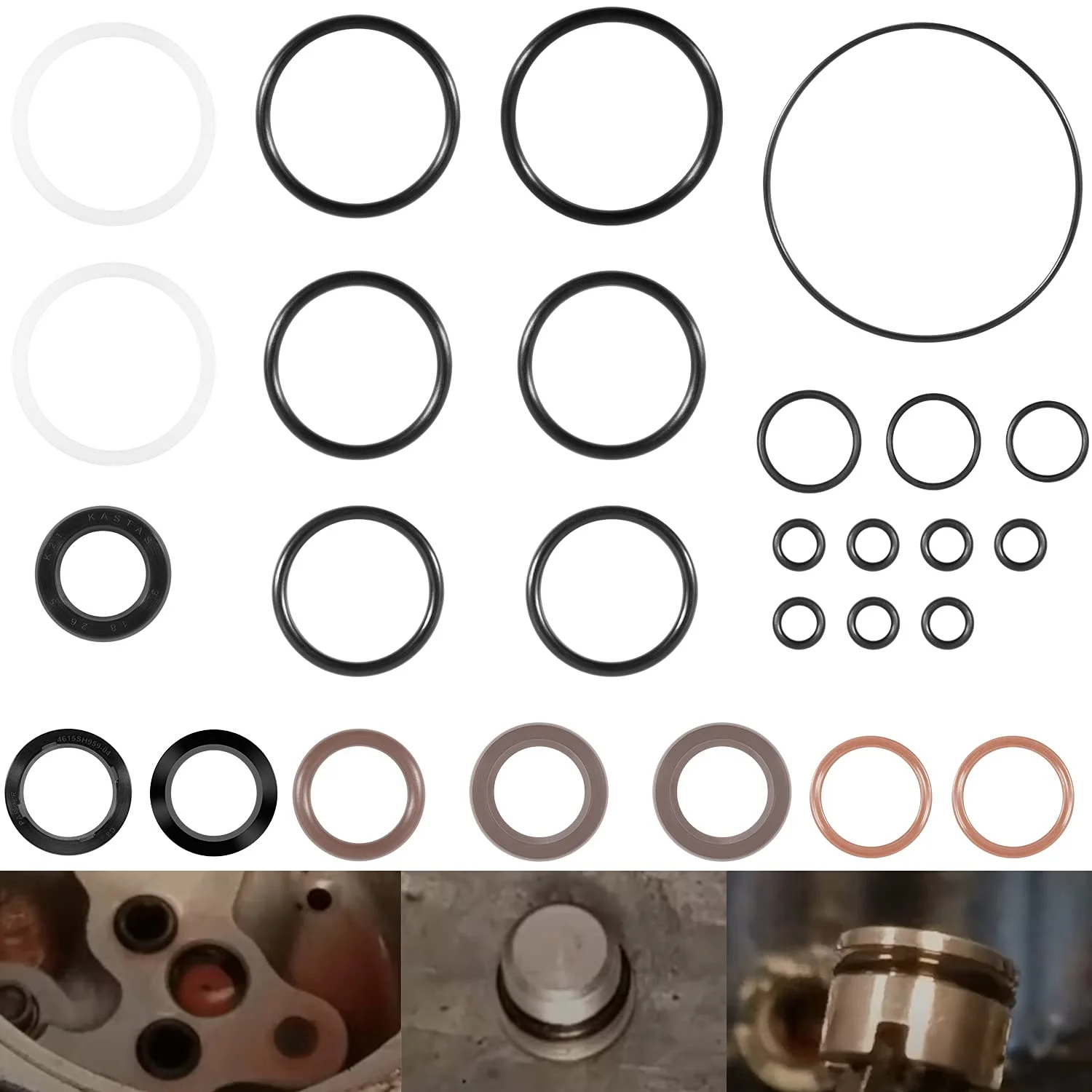 FKM O Ring Rubber Seal NBR EPDM Silicone Free Sample O Ring Seal