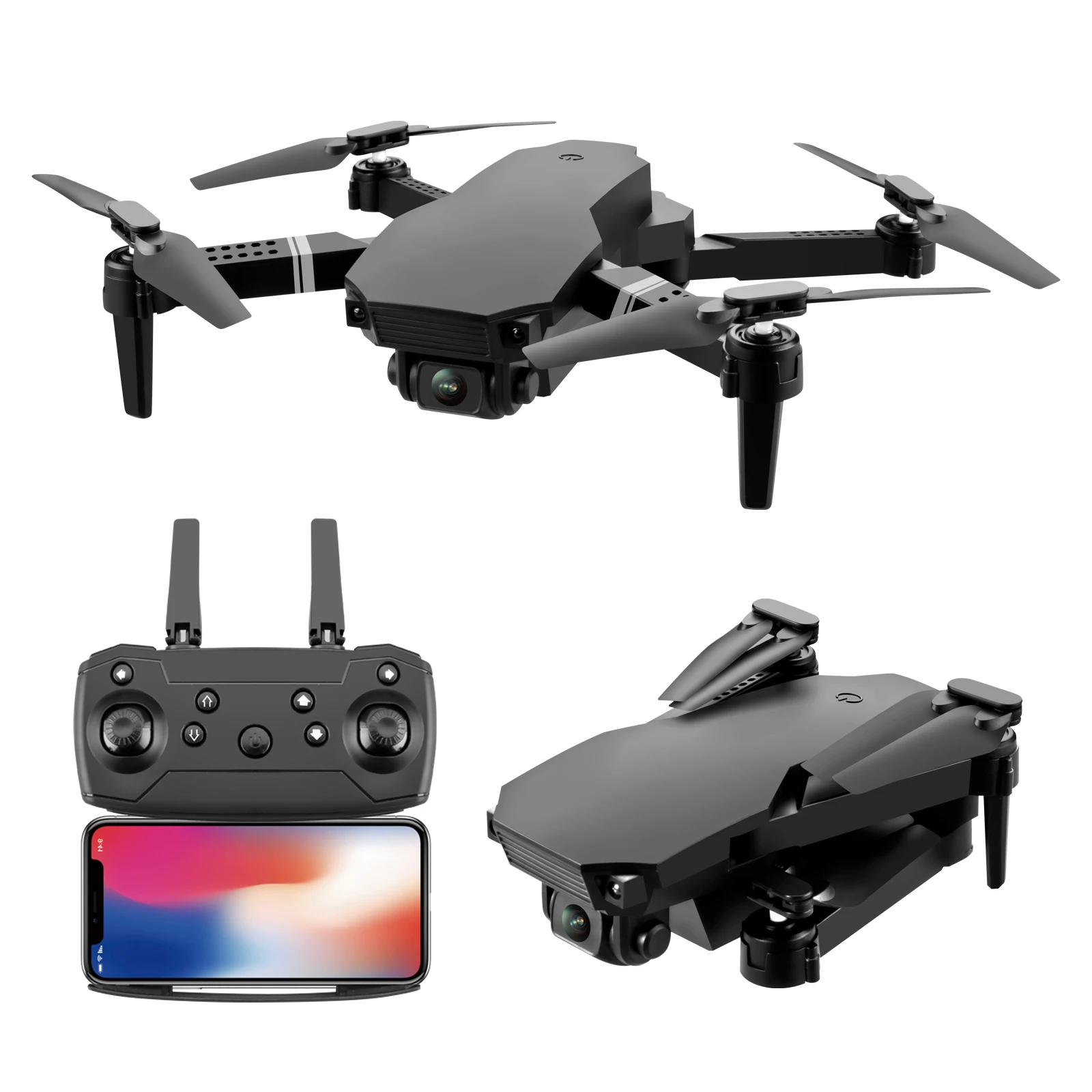 NewMini UAVProfessional Four-axisAircraft 4KHD Dual Camera UAV EnduranceHD Video Transmission Adult Children DroneToy