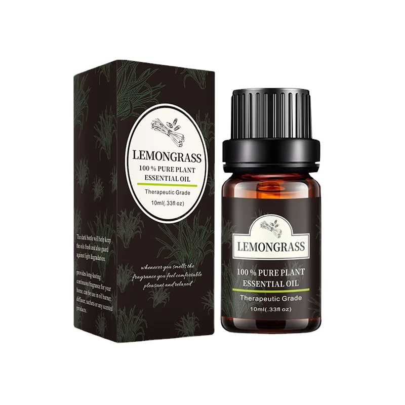 OEM Bulk 10Ml Waterless Diffuser Peppermint Aromatherapy Perfume Essential Oils Burner Gift Set