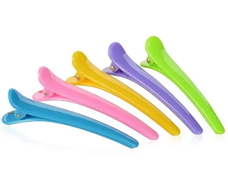 Hot popular custom lovely plastic duck teeth bows  personalized hair clip