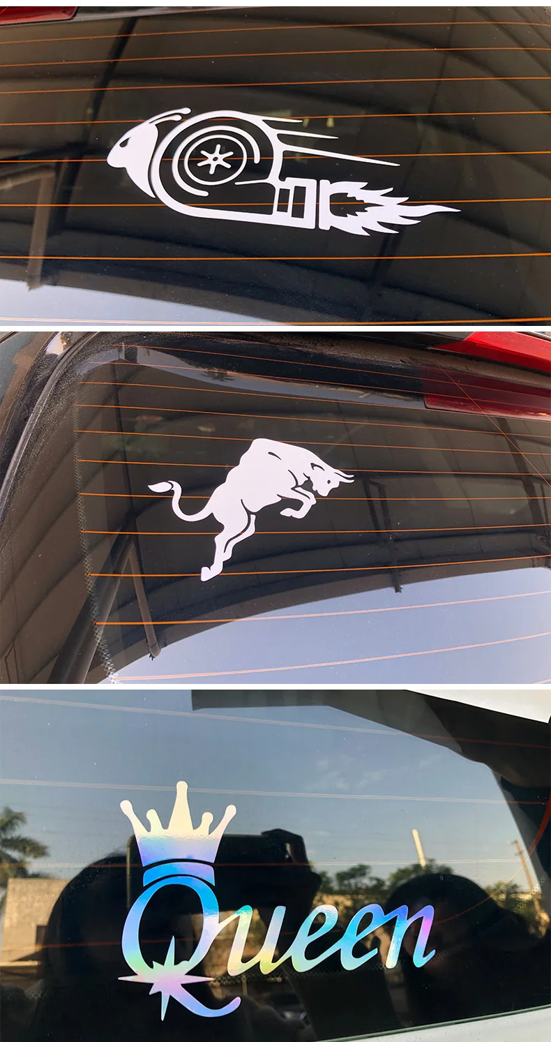 Weatherproof Die Cut Logo Window Transfer Lettering Custom Vinyl Car Decal