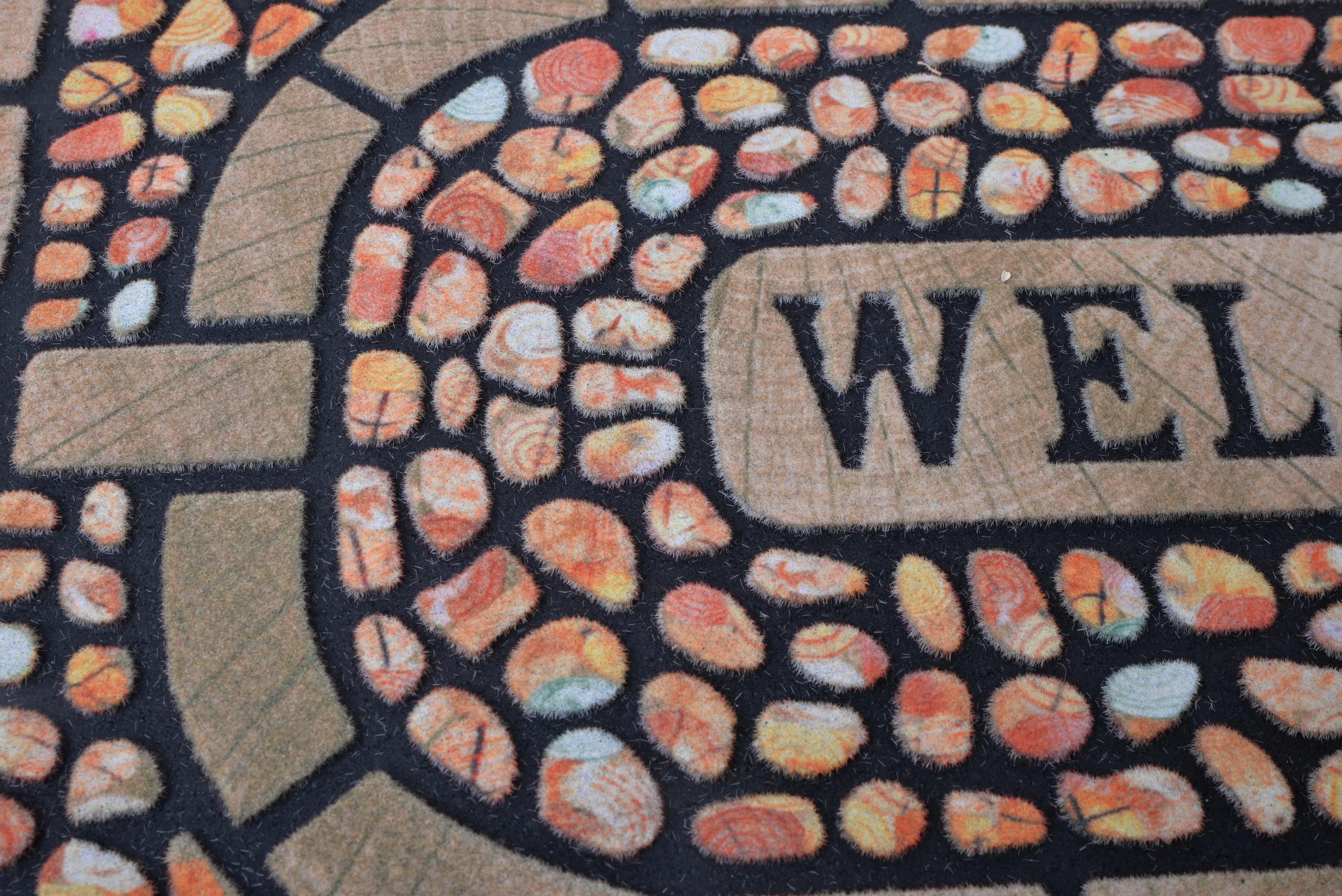 door mats home polyester surface usa plain coir doormat