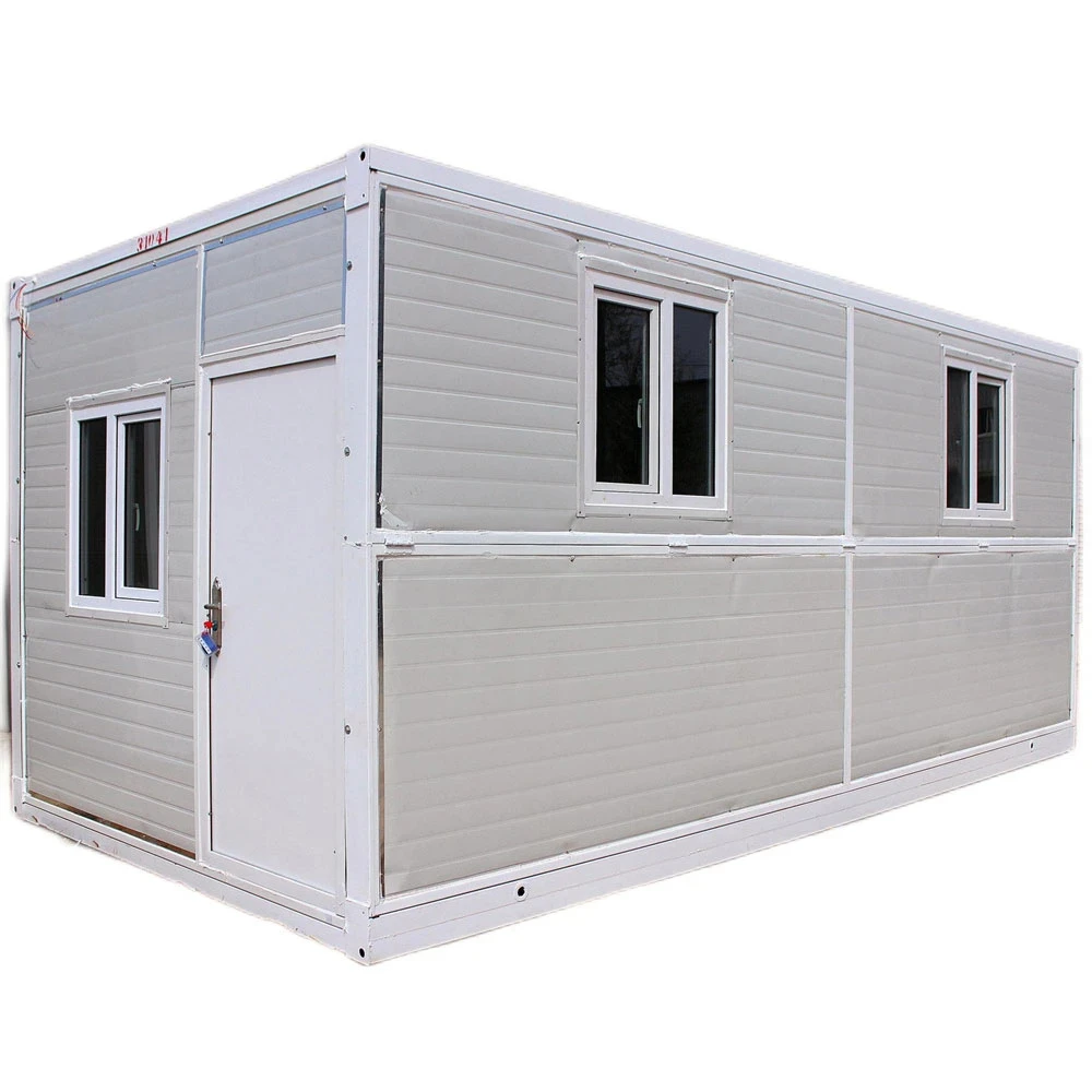 Durable Square Standard Dormitory Prefabricated Folding Container House with Windows