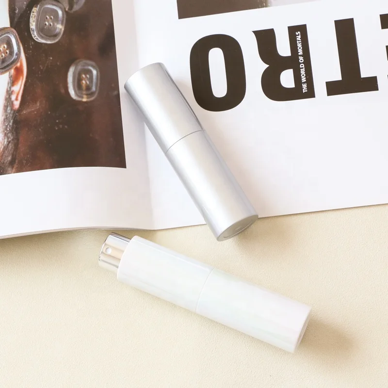 Small portable empty twist round perfume container travel bottle 10ml mini mouth wash oral spray bottle