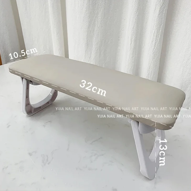 Wholesale New Folding Minimalism Genuine Leather Table Stand Manicure Cushion Pillow Set Nail Pillow Hand Rest