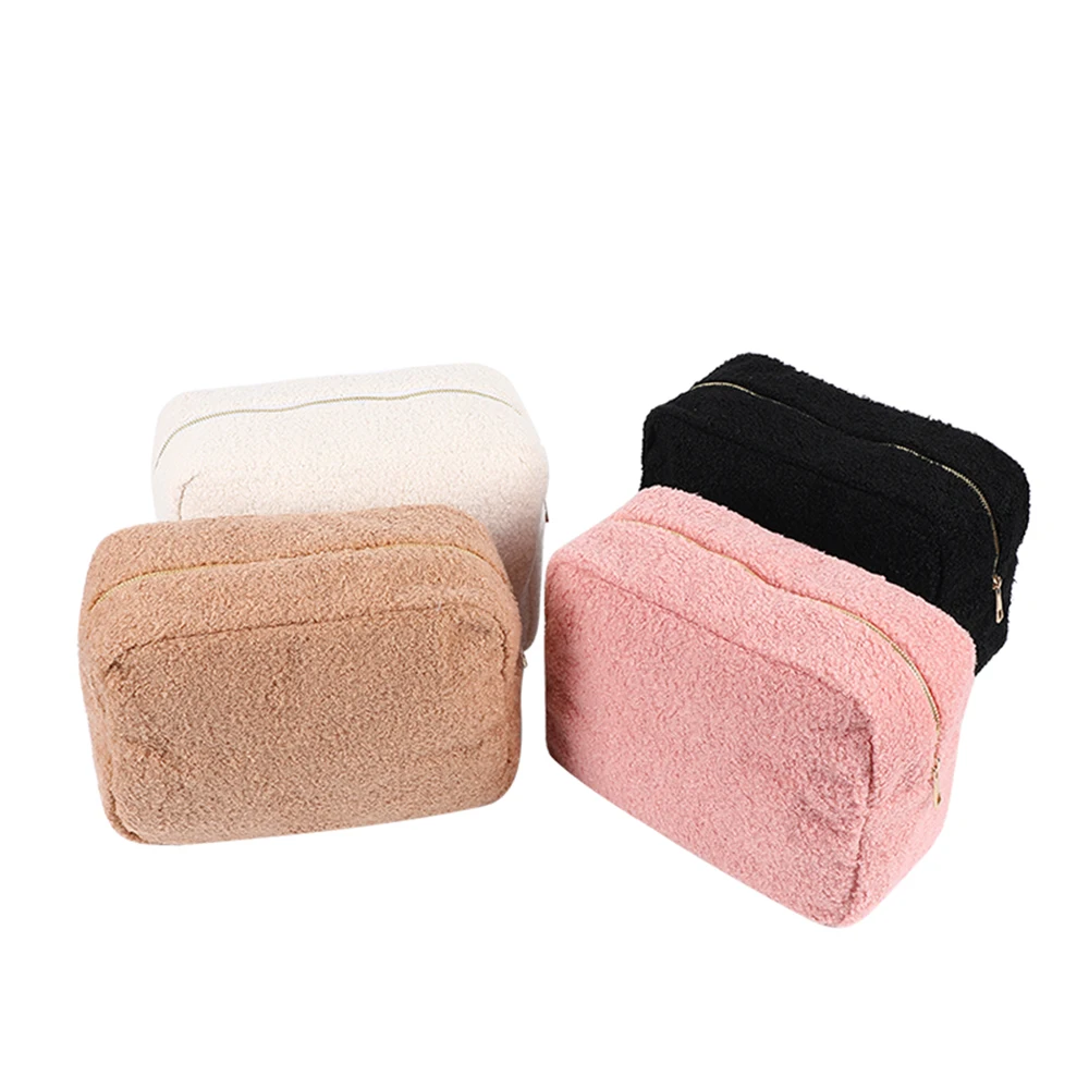 Bridesmaid Gifts Spring Ruffle Waterproof Large Organizer Travel Pouch Polyester Gingham Cosmetic Bags Makeup Bag For Girls