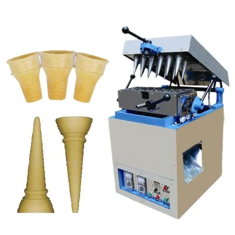 Popular Design Ice Cream Holder Stand White Cone Ice-Cream Machine Supplier