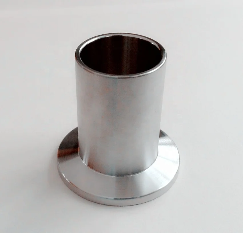 KF16 stainless steel vacuum long weld stub with KF flange