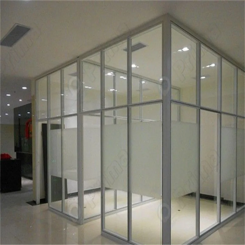 Стеклянная стена, офисная перегородка, рамка из алюминиевого сплава и конференц-зал, разделительная рамка из алюминиевого сплава, профили