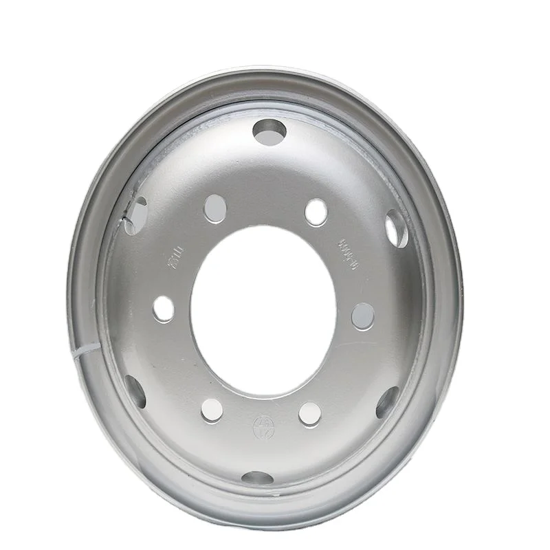 STEEL WHEELS 8.5-24 Good Quality Buffing Polishing Stainless Tire Truck Rim 24 Inch Steel Wheels