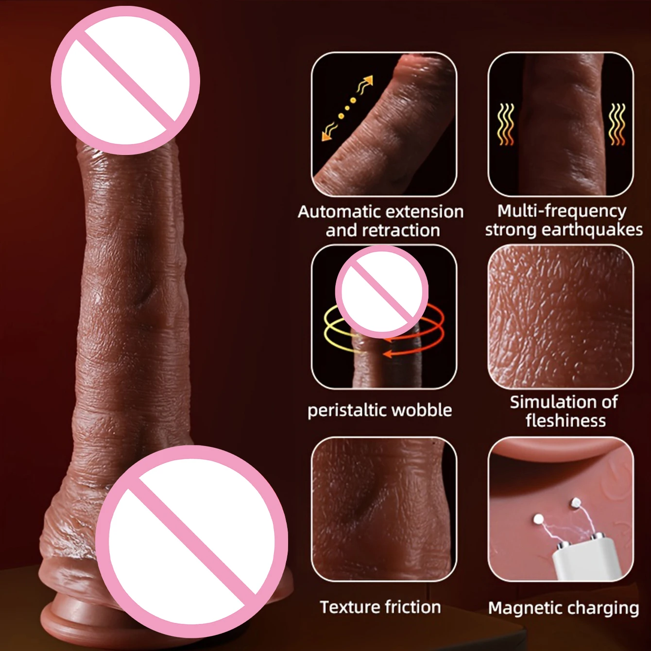 AAV adult realistic silicone big monster tentacle dildos para mujer sex toy thrusting vibrator for women huge dragon dildo xxl