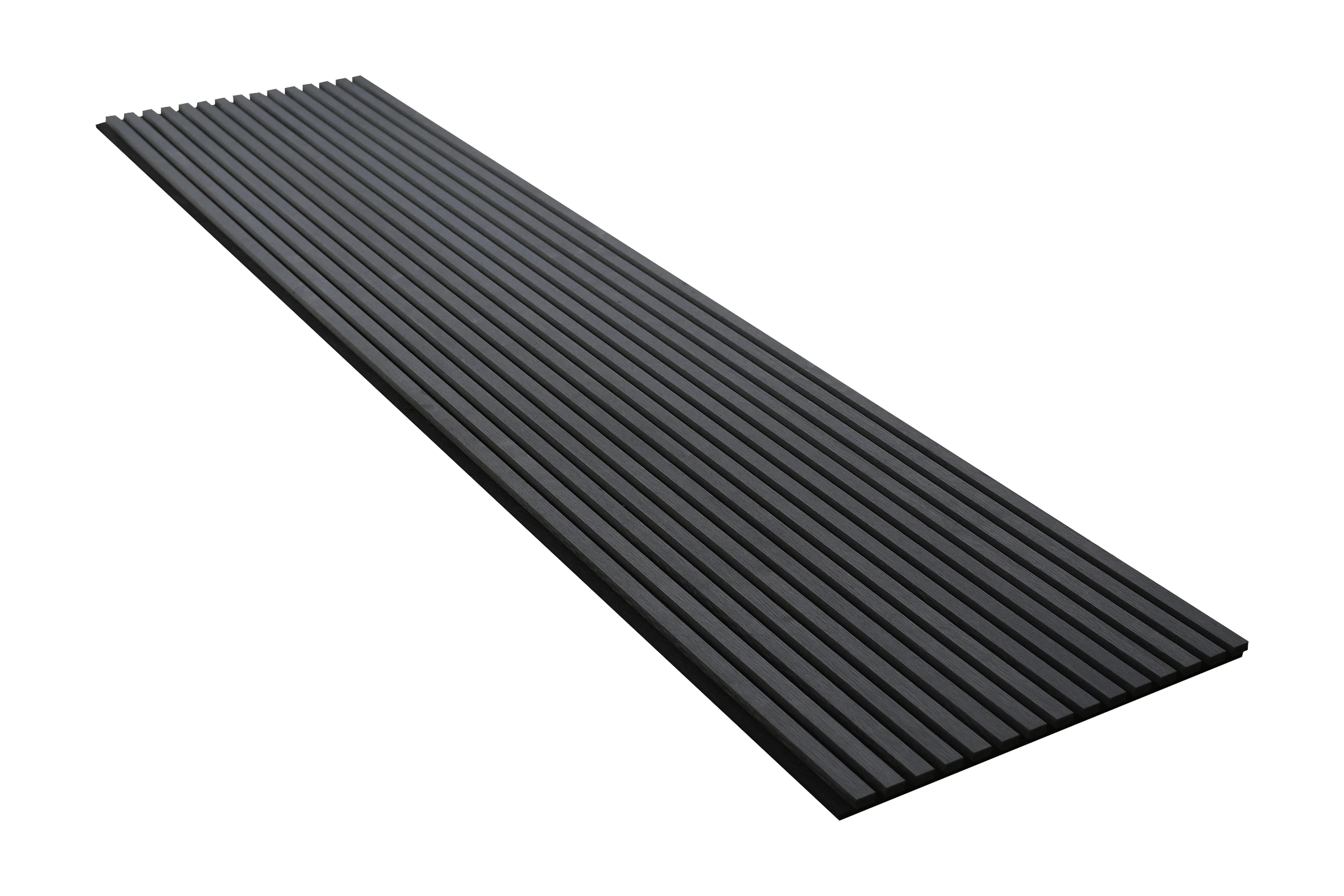 MDF wooden slat panels with PET base panel sound proof