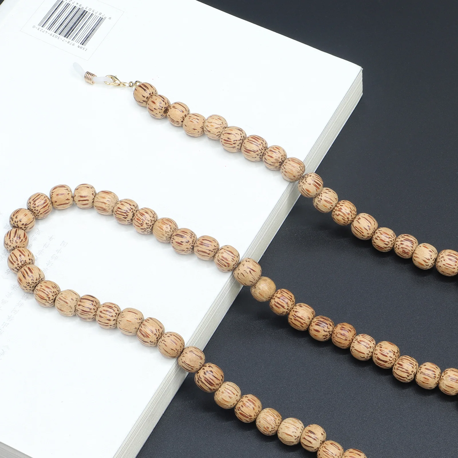 Colorful Silver Metal Chain for Eyewear Elegant Flower Coconut Shell Glasses Chain Accessory