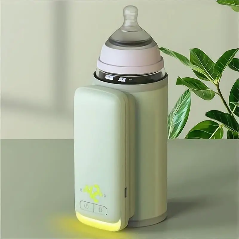 2024 New Design Portable Wireless Baby Feeding Warmers USB Rechargeable heating Milk Bottle warmers for Wholesale