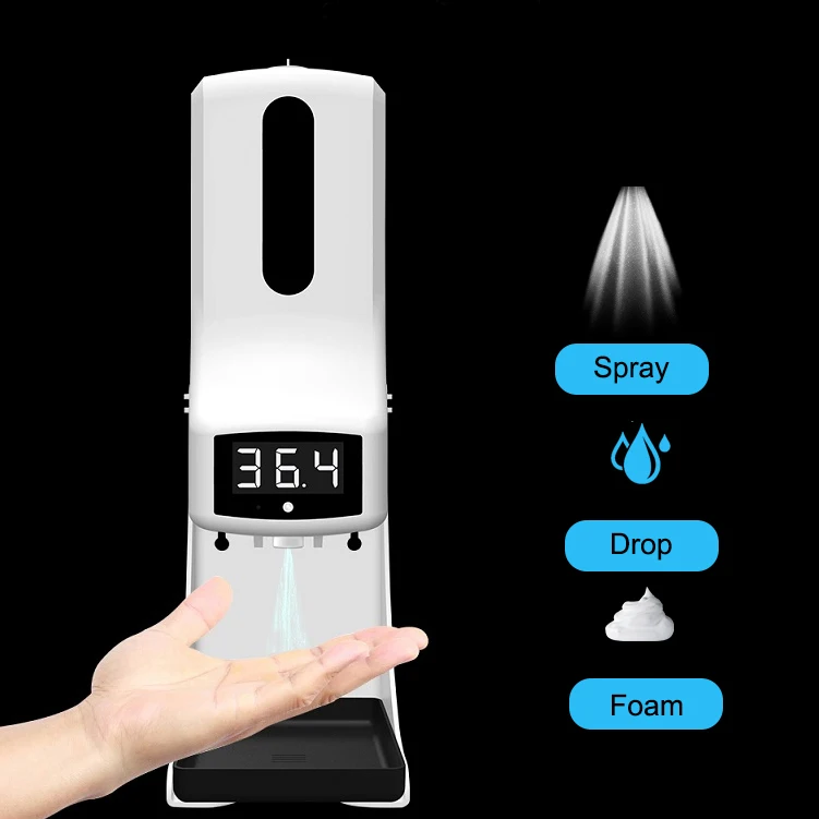 K9 Pro Automatic Touchless soap dispenser K9 pro thermometer with Temperature Measurement