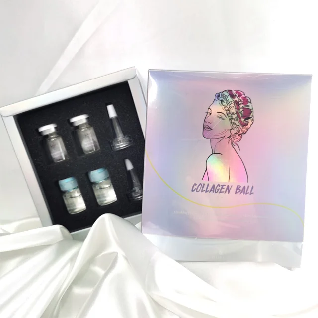 Korean Beauty Overnight Silk Collagen Cosmetics Collagen Ball Import Skin Care Private Label Skin Care