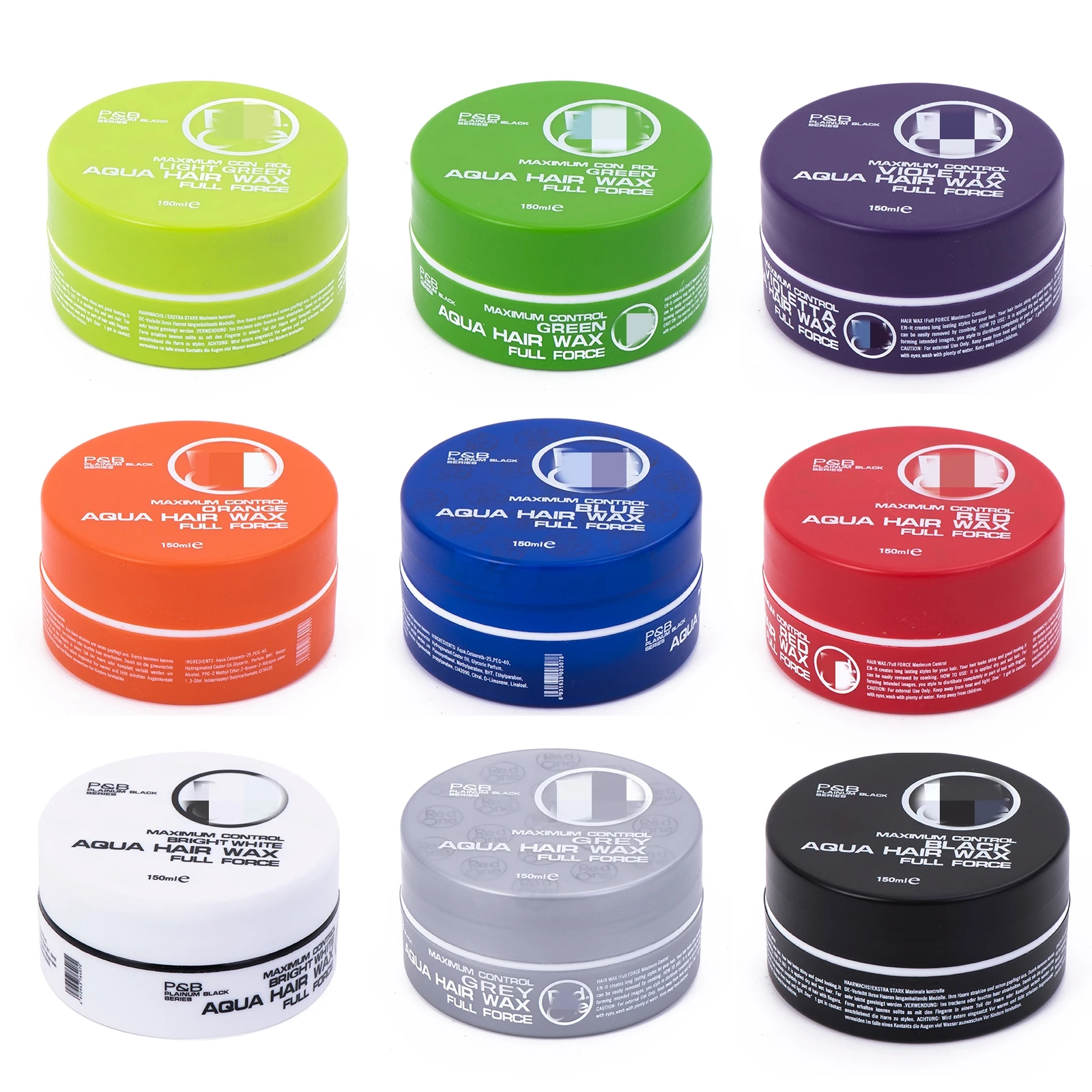 150ml Red One Hair Gel Wax Black Wax