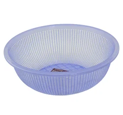 Kitchen Utensil Eco-Friendly PP Fruit strainer plastic sieve Multi-Functional Plastic Fruit Mesh Basket Colander Strainer