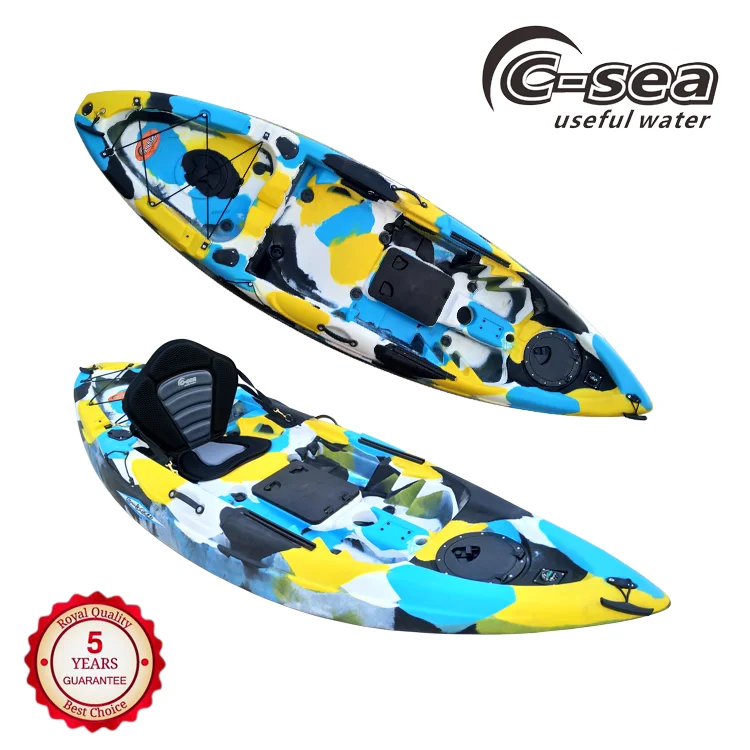 Пластиковый каяк для каноэ и рыбалки с принадлежностями для Каяка