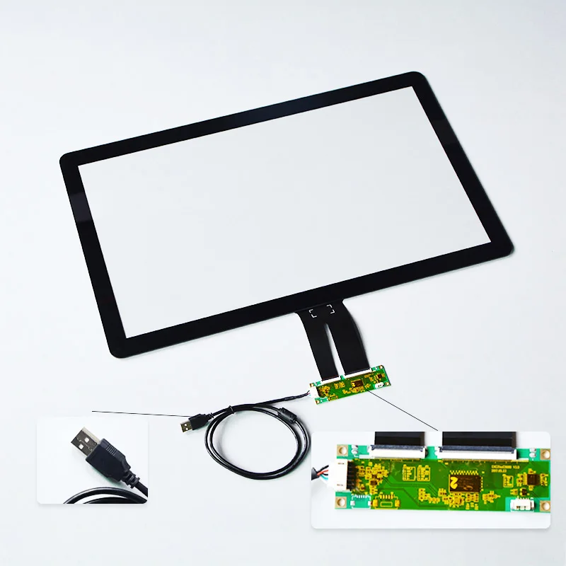21.5 Inch Touch Screen Panel Kit Waterproof Usb Interface 1920*1080 Pixels Ctp Touchscreen Monitor