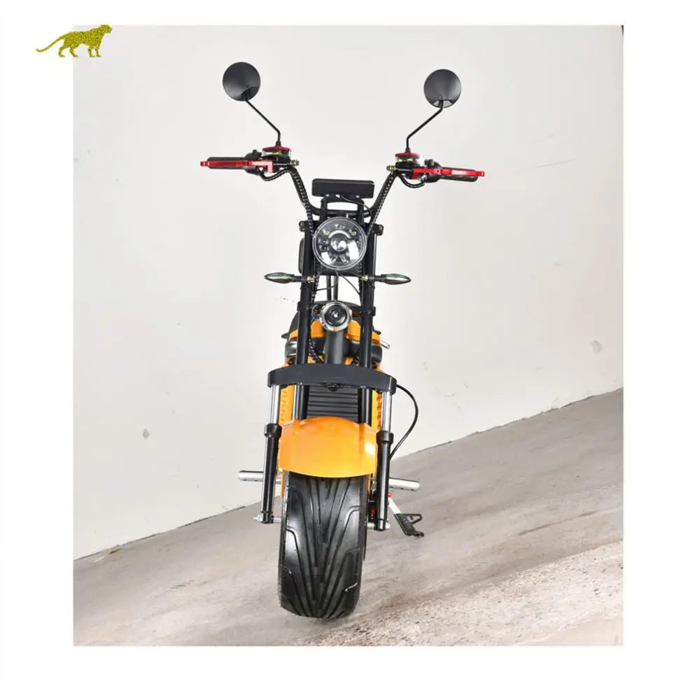 Профессиональный Электрический Scoot взрослых Citycoco 2000 Вт 2-колесный скутер с толстыми покрышками электровелосипед