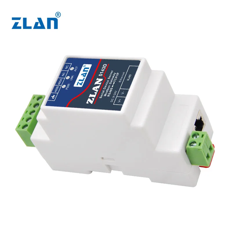 Din rail Industrial single port mini serial Ethernet server
