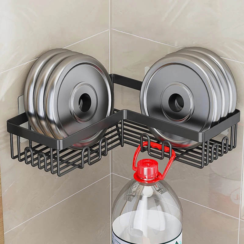 Factory Price 3 Pack Shower Organizer Metal Shelves Bathroom Hanging Corner Caddy Basket Shelf