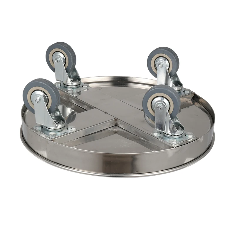  Heavy Duty Steel Round Drum Trolley