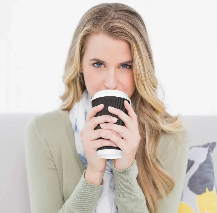 Single Wall 4 oz/5 oz Disposable Coffee Paper Cups With Lids