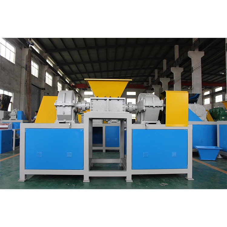 Heavy Duty Crusher Scrap Metal Shredder Waste Plastic Double Shaft Shredder