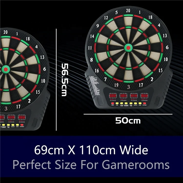 Factory professional dartboard christmas dart game led display electronic dartboard